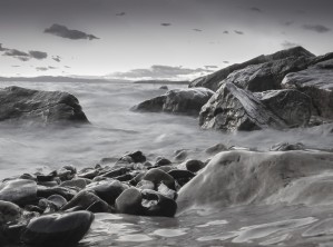Flowing Water Over Rocks